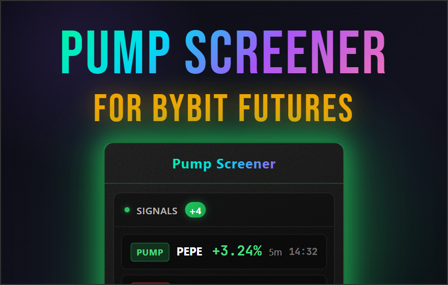 Pump Screener for Bybit - Promo